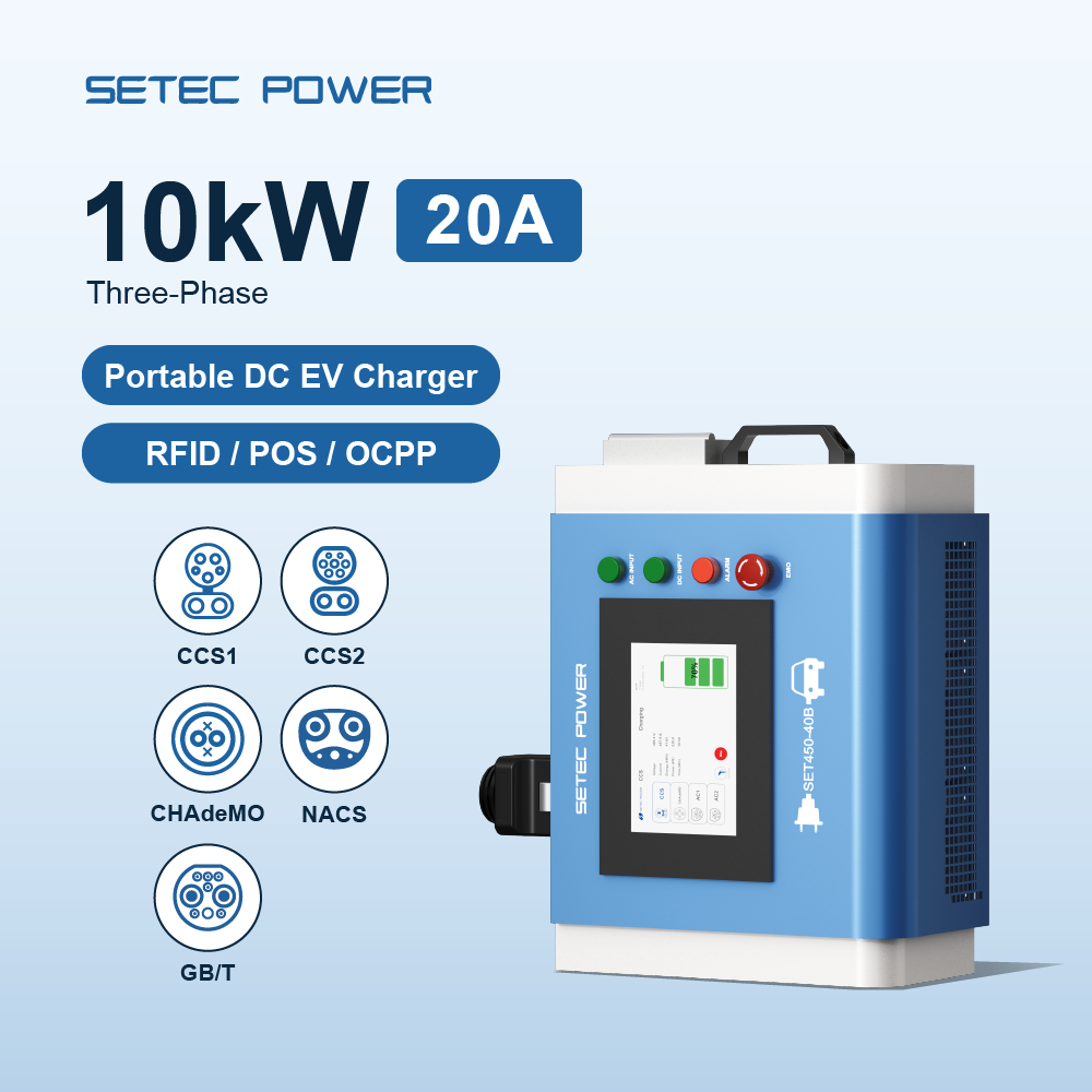 Portable Ev Charger - Chargeur mobile portable haute vitesse 10