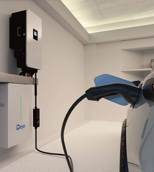 Wallbox Ev - Boîtier mural intelligent Deye SUN-EVSE22K01-EU-AC, chargeur