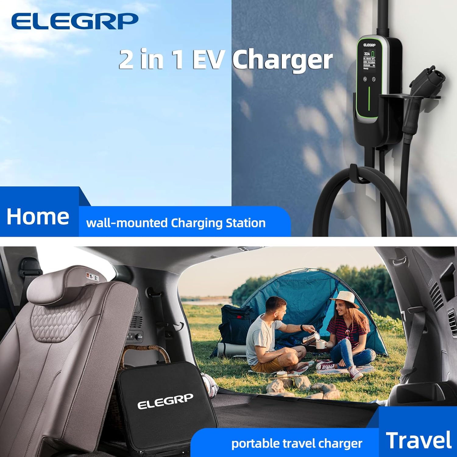 ELEGRP Chargeur portable pour  - Portable Ev Charger avis et prix