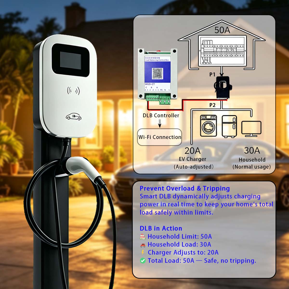 Chargeur de VE JIGU à équilibr - Wallbox Ev avis et prix