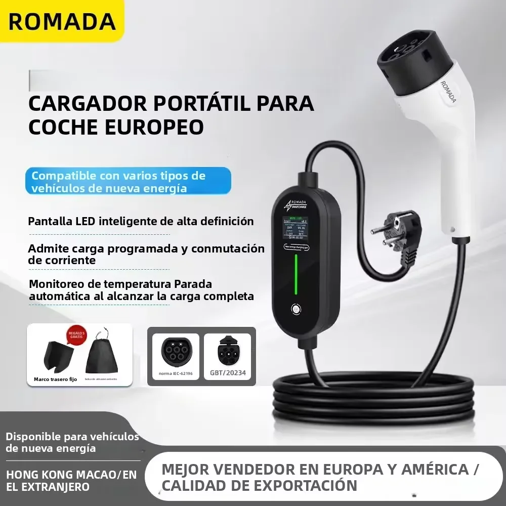 ROMADA-Chargeur Portable 7KW 3 - Ev Charger Adapter avis et prix